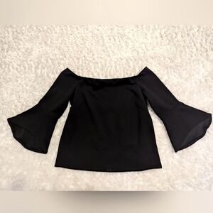 H&M Elegant Black Off-Shoulder Women's Top